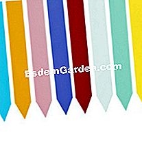 Label taman - (mudah) Label plastik yang berwarna-warni
