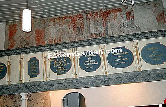 Erkenne eine hölzerne Palisade