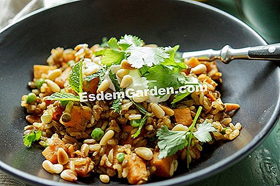 Spinat mit Quinoa