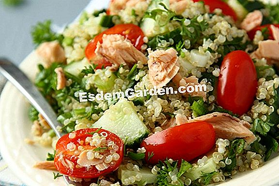 Espinaca con quinoa
