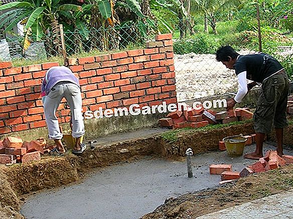 Untuk memasang kolam di taman: lokasi