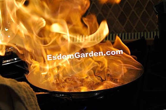 Flambé persik