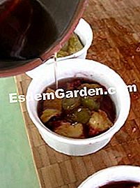 Higos Aspic y pasas - (agar-agar) Cubrir con líquido