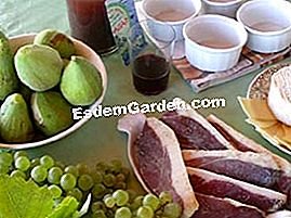 Higos Aspic y pasas - (jugo) Ingredientes de Aspic Fig and Grape