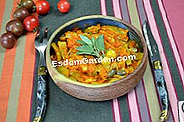 Frijoles planos con tomate - (frijoles) Frijoles planos con tomate: presentación