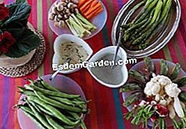 Buffet de verduras - (roquefort) Buffet de verduras dibujado sobre el mantel