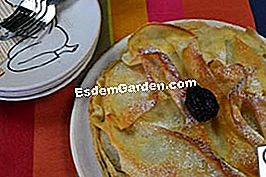 Buah epal prune - (dengan) Apple dan prune croustade