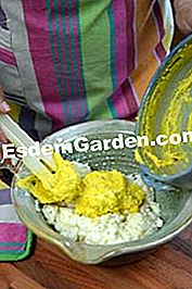 Arroz y pudín de frambuesa - (pudín) mezcla de arroz y yemas de huevo