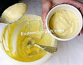 Flans au gratin citrommal - félig A ramekinek kitöltése
