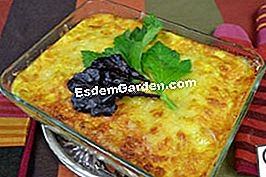 Gratin dengan saderi - (minit) Gula berkaduk dipanggang