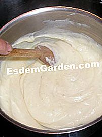 Macaroni gratin dengan tetragon - (minit) penyediaan béchamel
