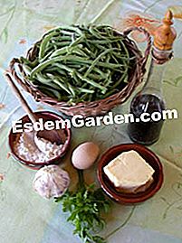 Kacang hijau dalam sos putih - (kacang) kacang hijau sos putih: bahan-bahan