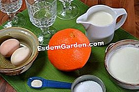 Orange mousse - (mælk) ingredienser