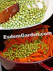 Guiso de verduras jóvenes - (manojo) Agregar guisantes