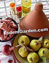 Lamb tajine dengan quince - (tajine) bahan-bahan