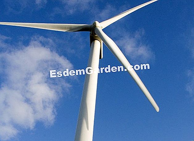 Messen Sie den Wind - (Geschwindigkeit) Einmal gut orientiert, nutzt die Windturbine die Kraft des Windes, um die Energie der Luftströme in elektrischen Strom umzuwandeln - EsdemGarden