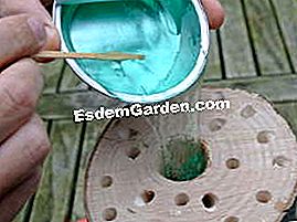 Registro brillante para el jardín de fiesta - (jardín) Gel de inicio de fuego