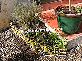 Buat sempadan rotan - (buat) Sempadan Wicker