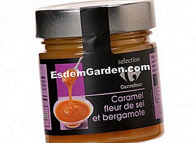 Makanan Krismas: foie gras, kaviar, coklat, dsb. - (gras) Carrefour, penyebaran karamel, kira-kira 3,50 €