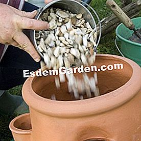 Pasigaminkite aromatinį indelį - indelį Žvyro tiekimas drenažui (karšto aromatinio puodo realizavimas braškių puode)
